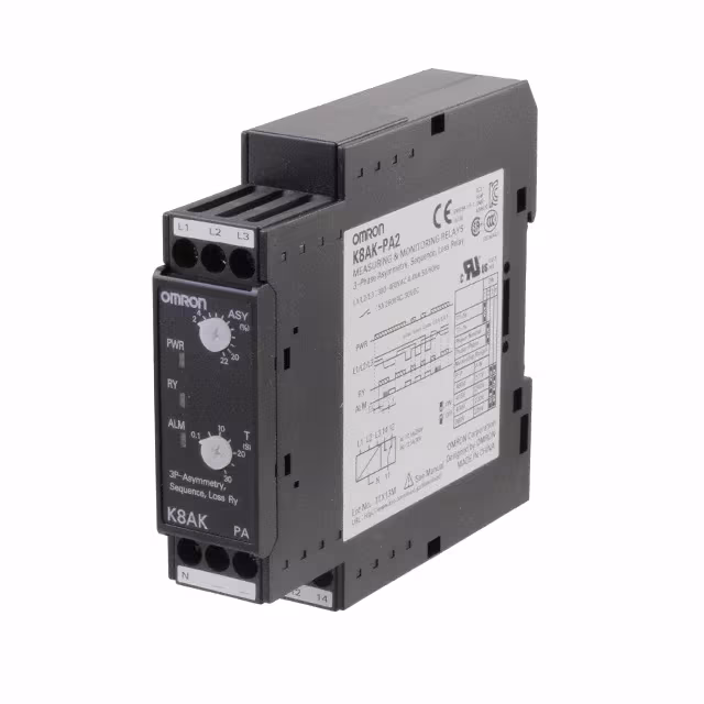 K8AK-PA2 380/480VAC Omron Automation and Safety  Monitor - Relay Output